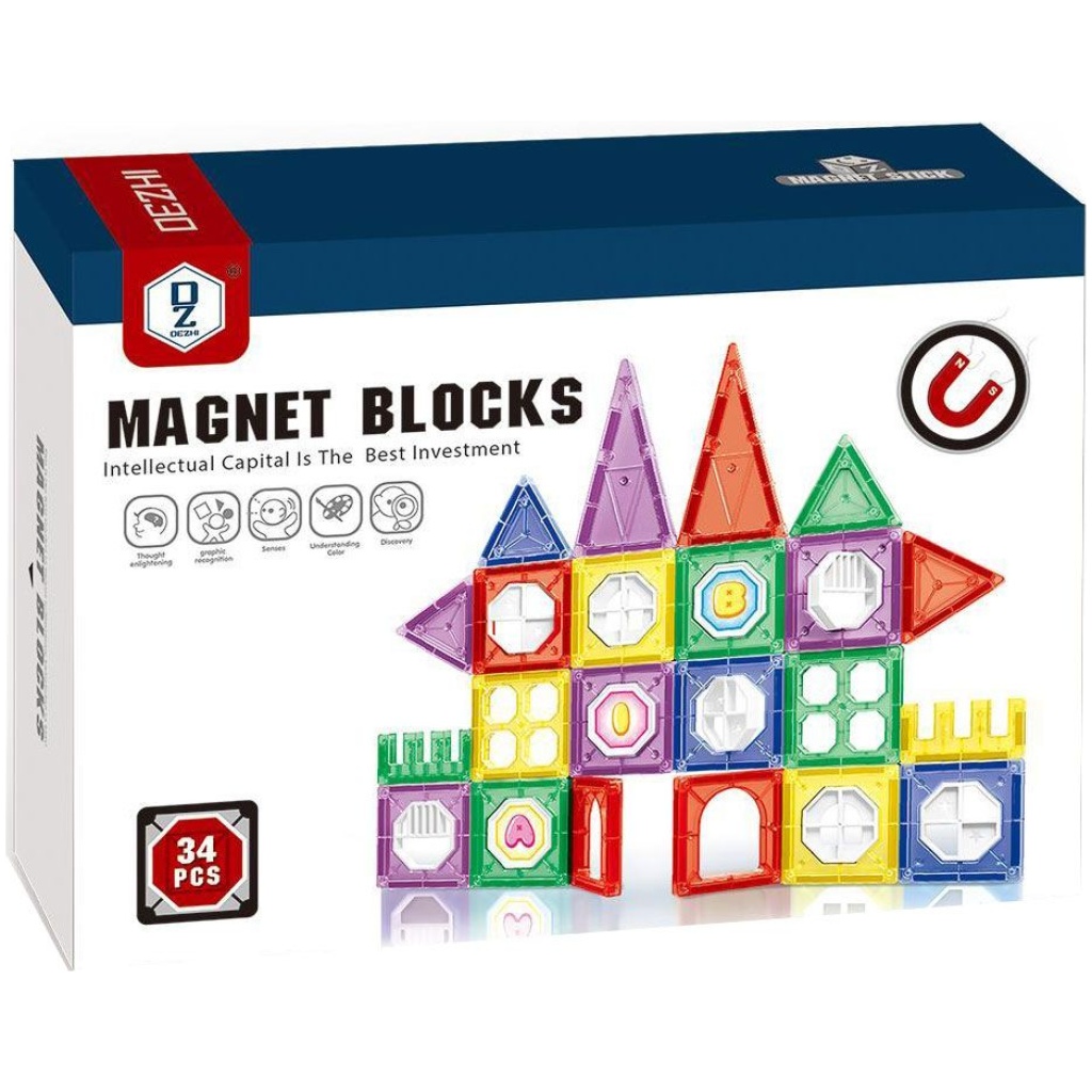 Kocke magnetne 34 kom